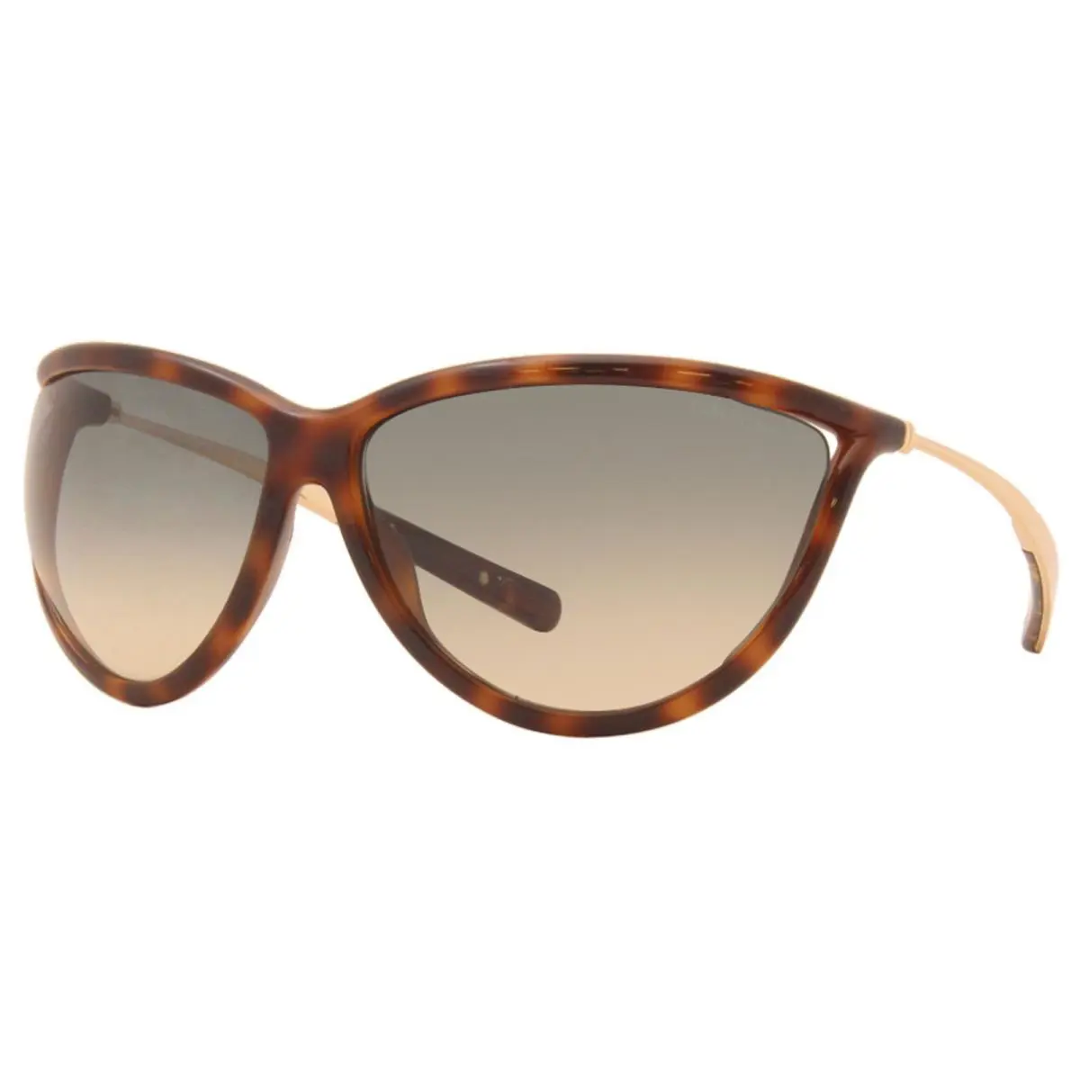 Tom Ford Tammy TF770 56W Sunglasses Women`s Havana-gold/blue Gradient Lens 70mm