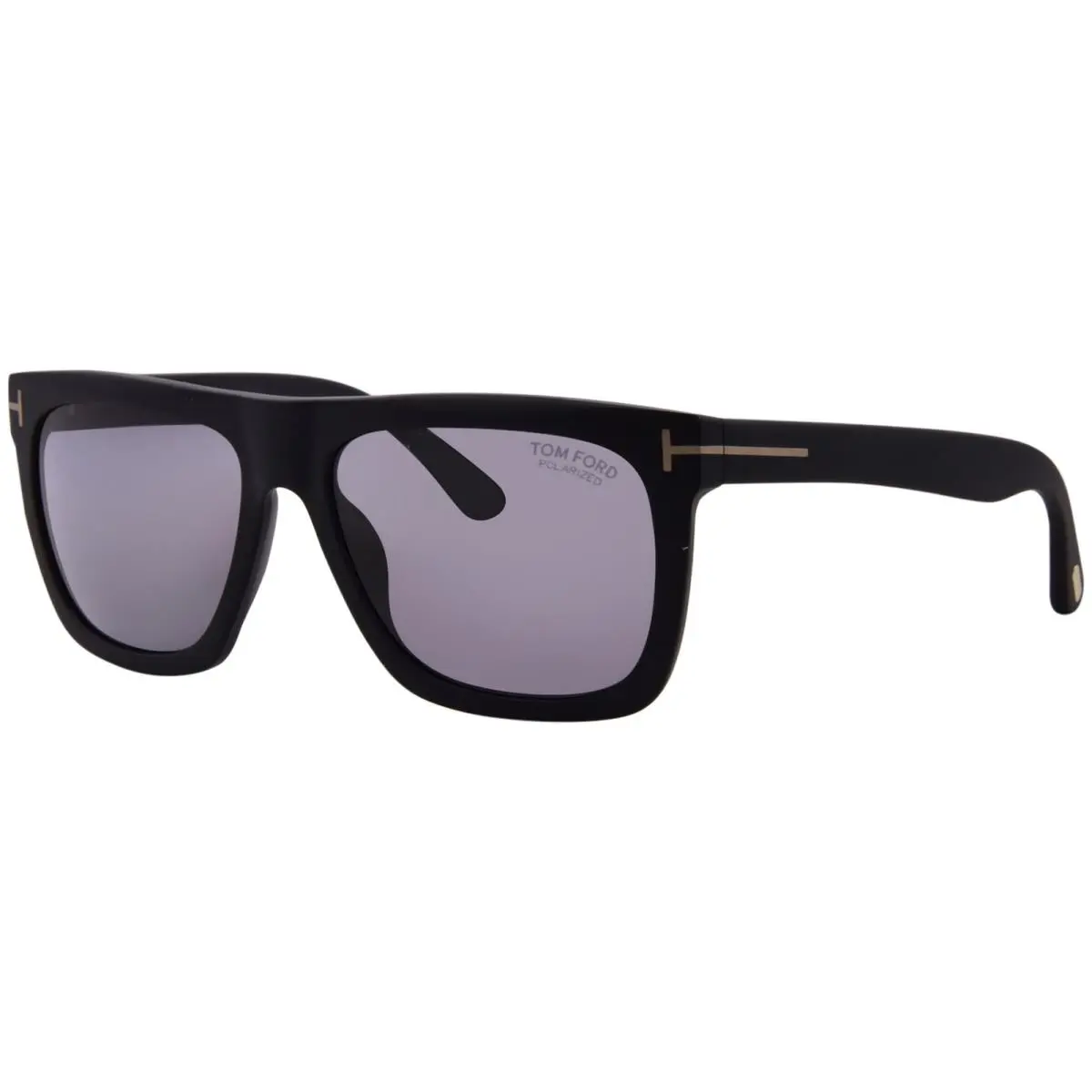 Tom Ford Morgan FT0513 02D Sunglasses Women`s Matte Black/polarized Smoke 57mm