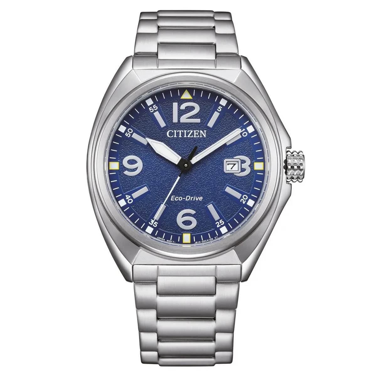 Citizen Eco Drive Man`s Sport Military Stainless Steel Date Watch AW1571-76L