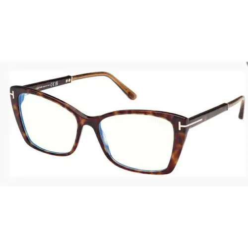 Tom Ford TF5893B 069 Shiny Bordeaux Frame Blue Block Lens 55 mm Eyeglasses
