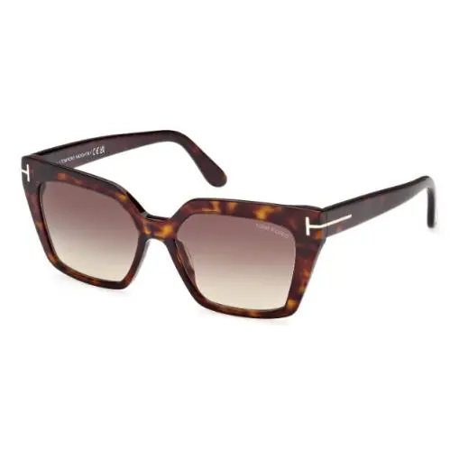 Tom Ford Winona FT1030 52F Dark Havana/brown Gradient Cat Eye Women`s Sunglasses