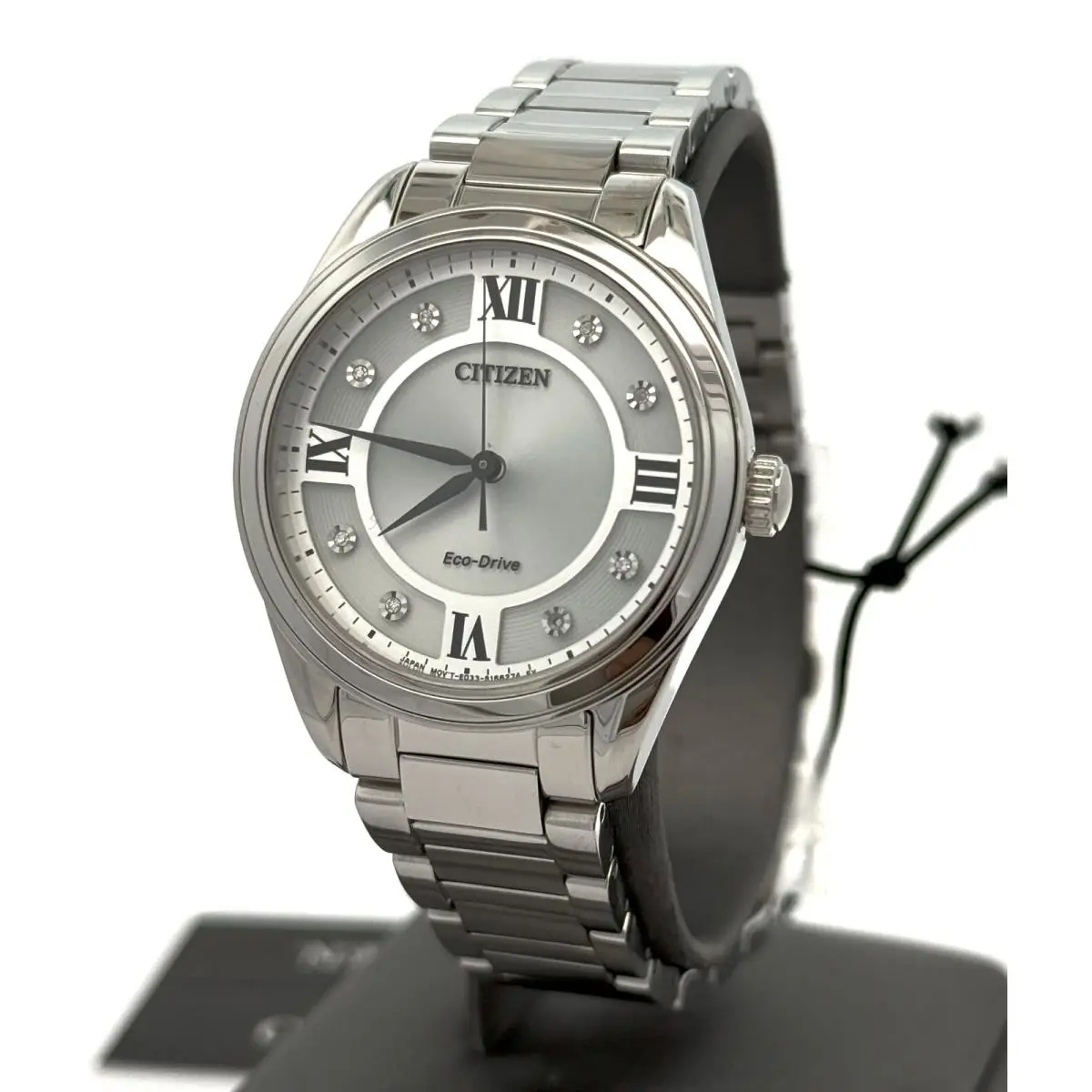 Arezzo Eco Drive 32MM Ladies Watch EM0870-58A Box/card by Citizen
