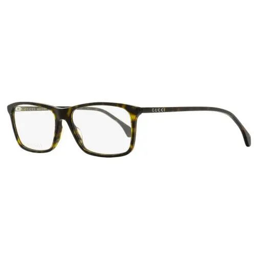 Gucci Lightweight Acetate Eyeglasses GG0553O 006 Dark Havana 56mm - Frame: Dark Havana
