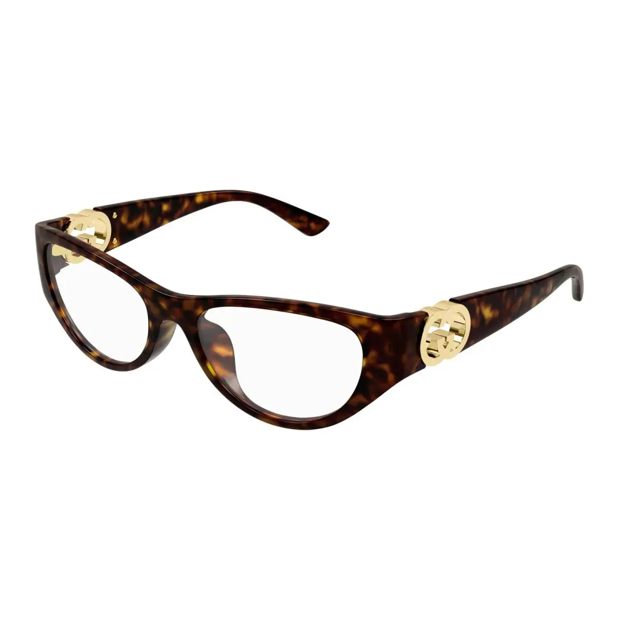 Gucci Eyeglasses GG1825O 002 54mm Havana / Demo Lens