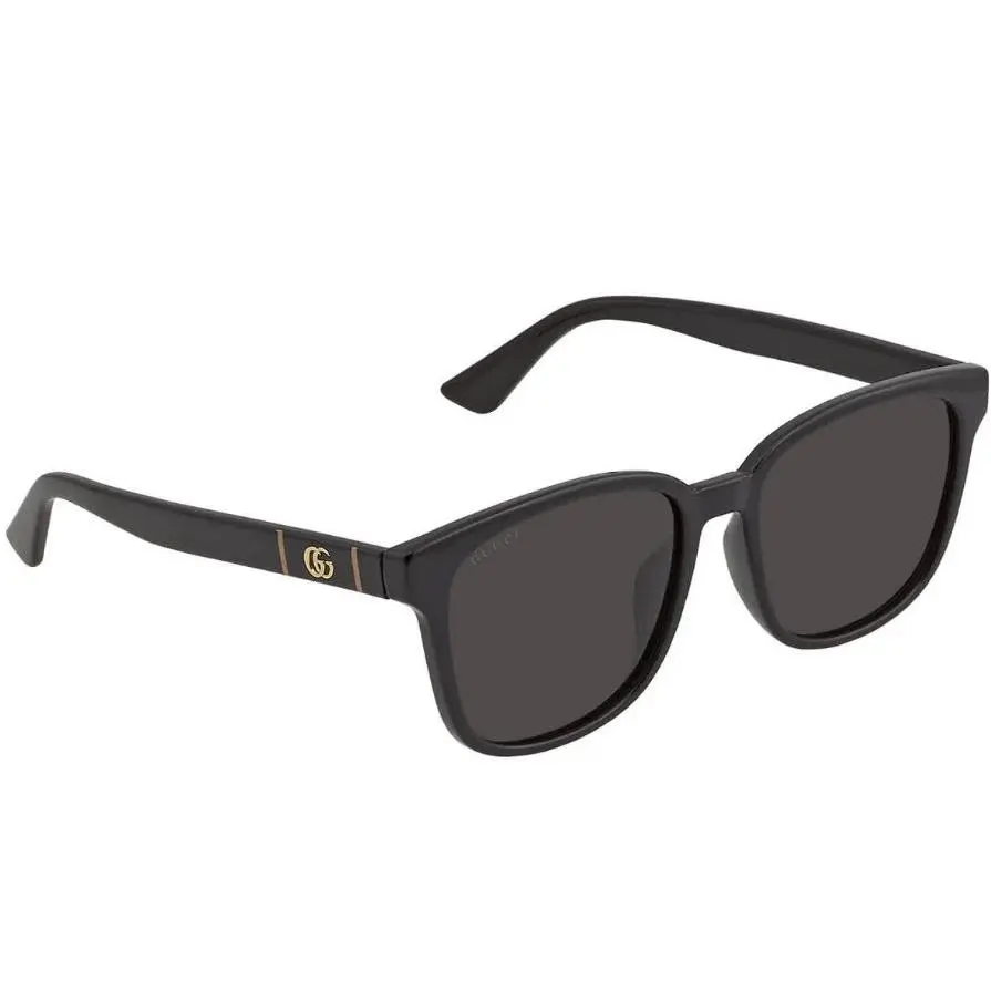 Gucci Grey Square Men`s Sunglasses GG0637SK 001 56 GG0637SK 001 56