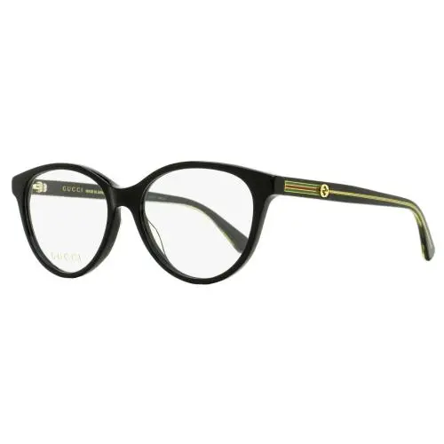 Gucci Sylvie Oval Eyeglasses GG0379O 001 Black 52mm