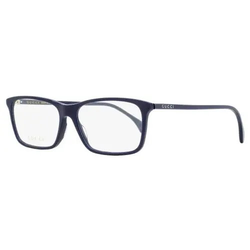 Gucci Lightweight Acetate Eyeglasses GG0553O 007 Dark Blue 56mm - Frame: Dark Blue