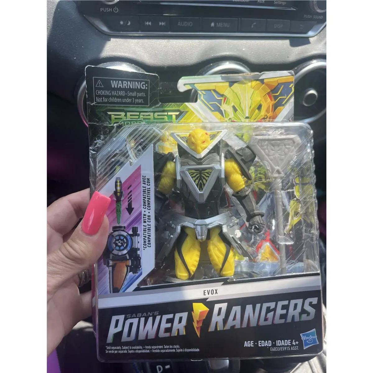 Power Rangers Beast Morphers 6 Evox Action Figure Hasbro