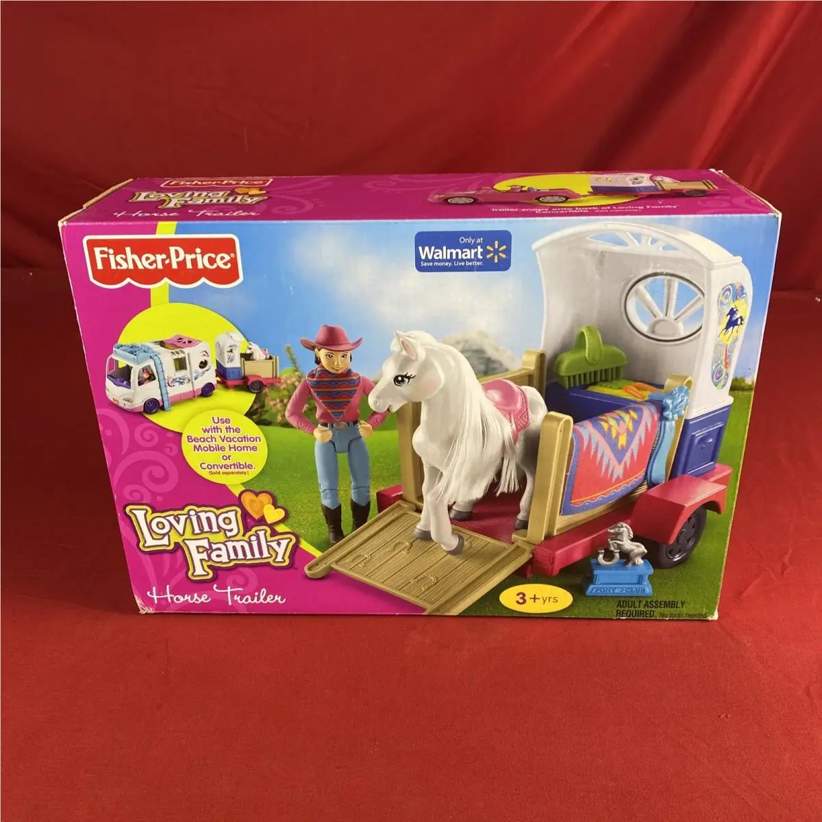 Vhtf Fisher Price Loving Family Horse Trailer - Rare