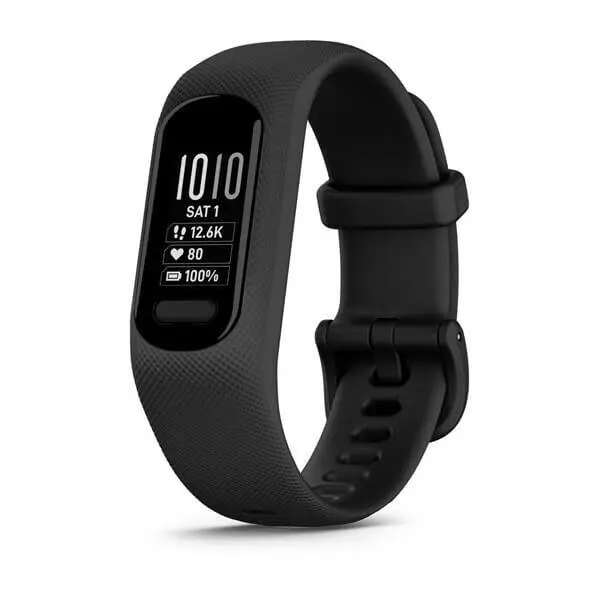 Vivosmart 5 Fitness Tracker - Black with Black Silicone Band 010-02645-04 by Garmin