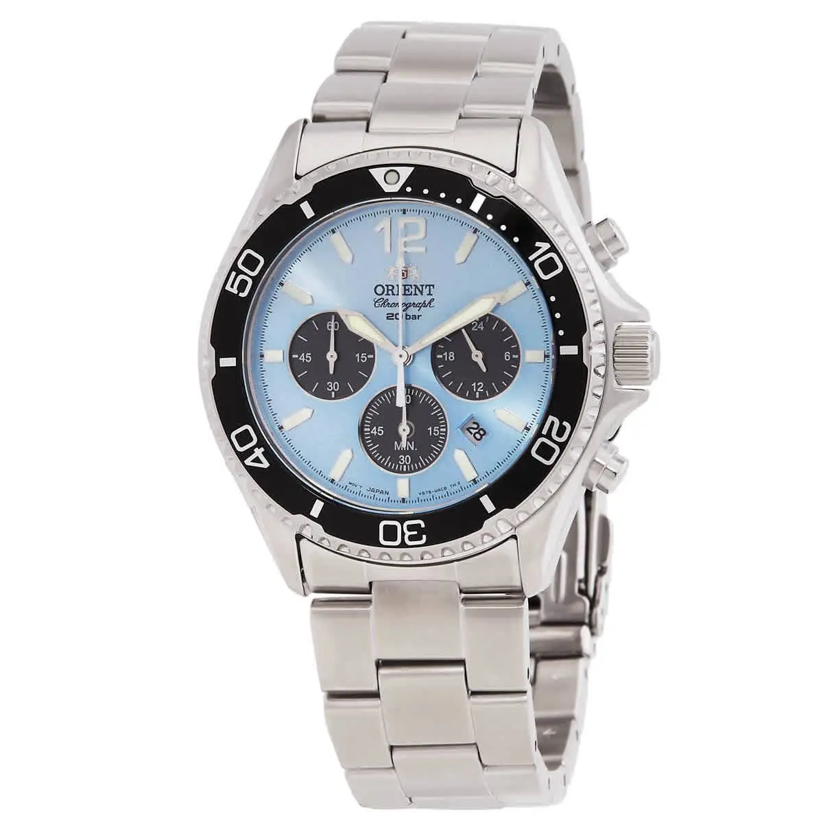 Sports Solar Powered Chronograph Men`s Watch RA-TX0206L by Orient