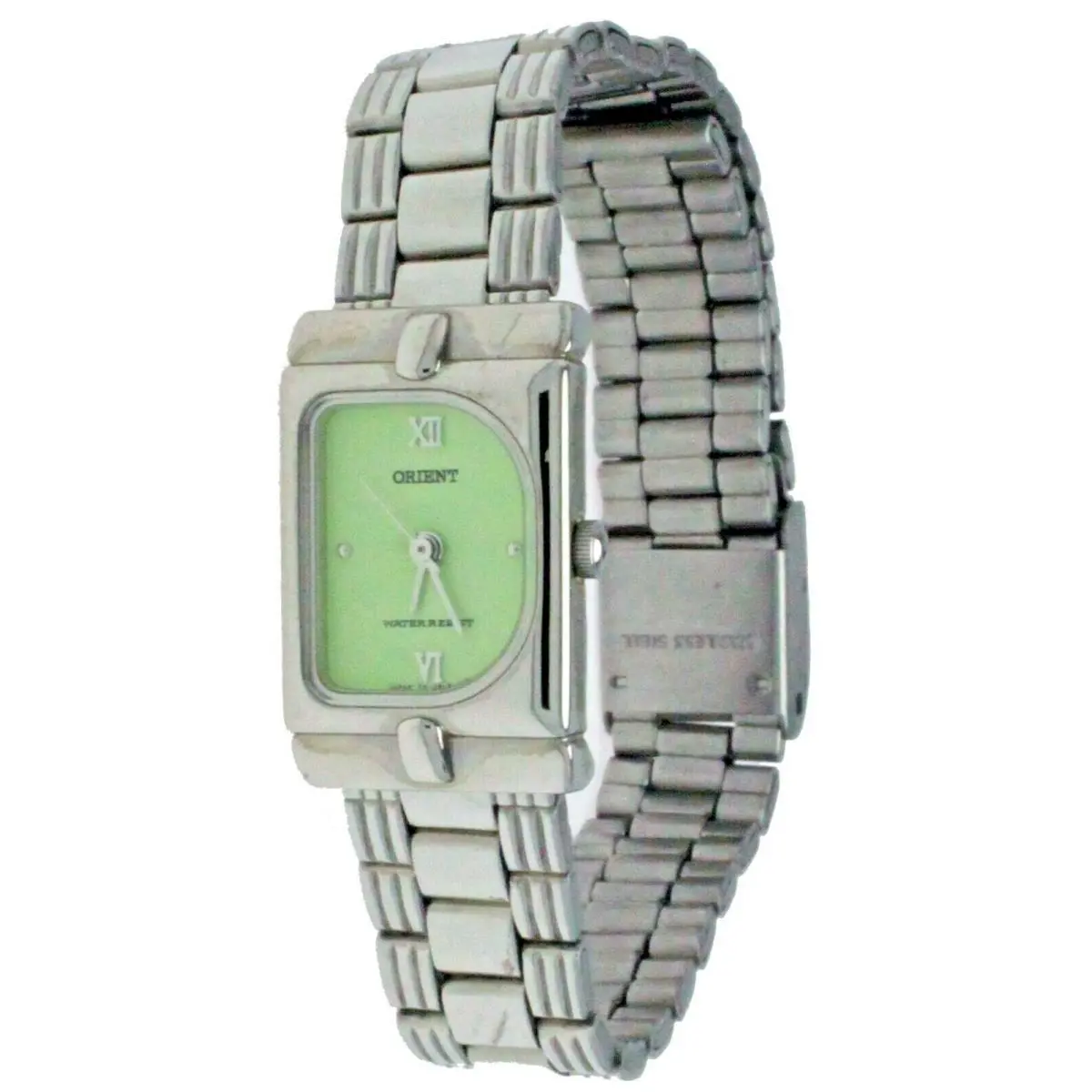 Orient Quartz Watch S / Steel Band Case Adjustable Buckle Water Resistant