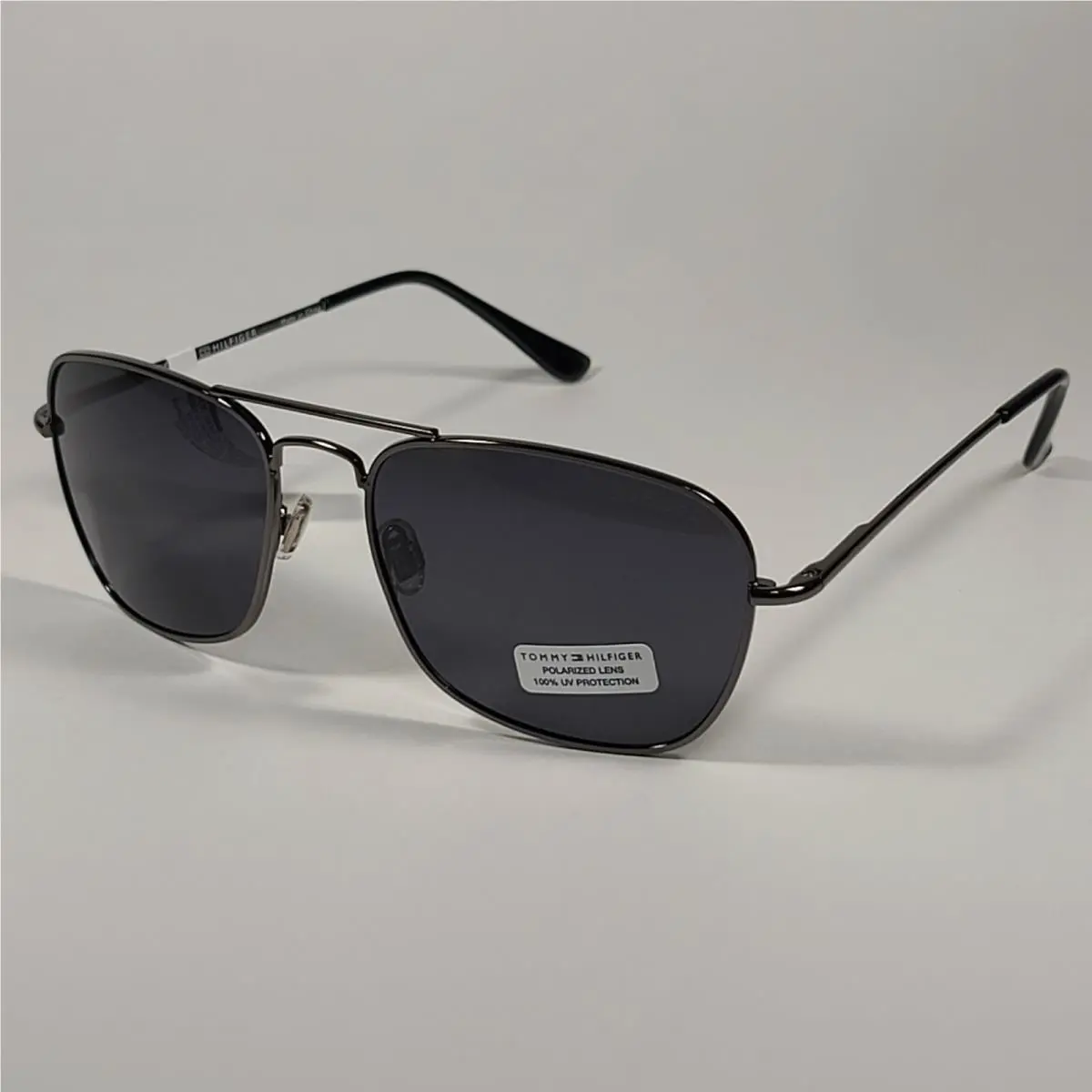 Tommy Hilfiger Loki MM OM568P Navigator Polarized Sunglasses Gunmetal Gray Lens