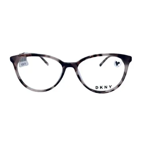 Women`s Dkny DK5003 265 Cat Eye Rose Tortoise Full Rim Designated Eyeglasses
