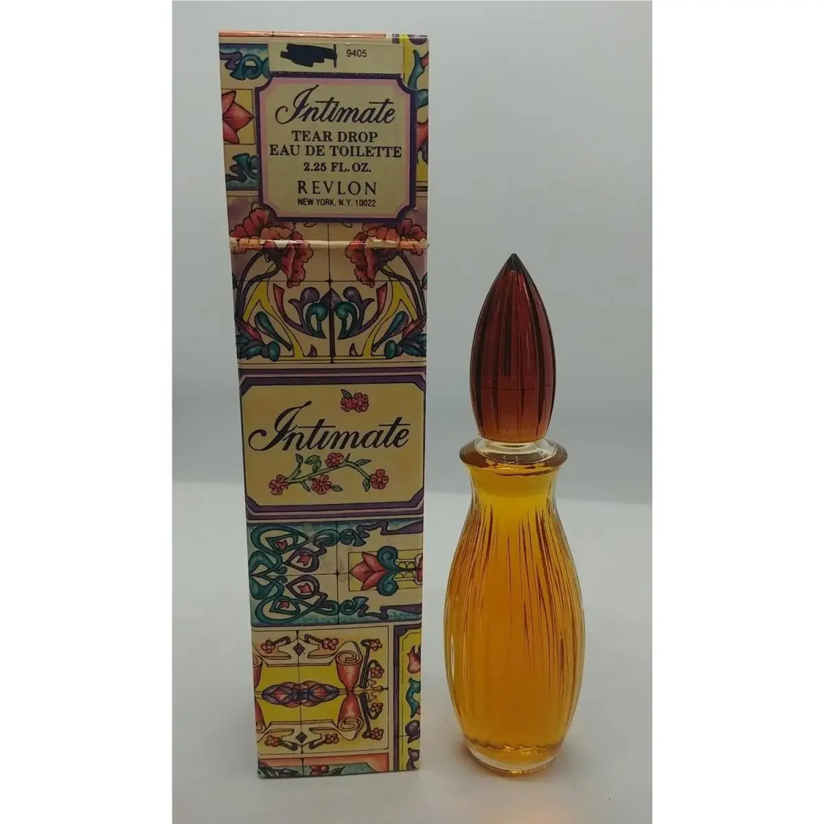 Vintage Intimate Tear Drop Splash Edt Revlon 2.25 fl oz Made in Usa B1-G12