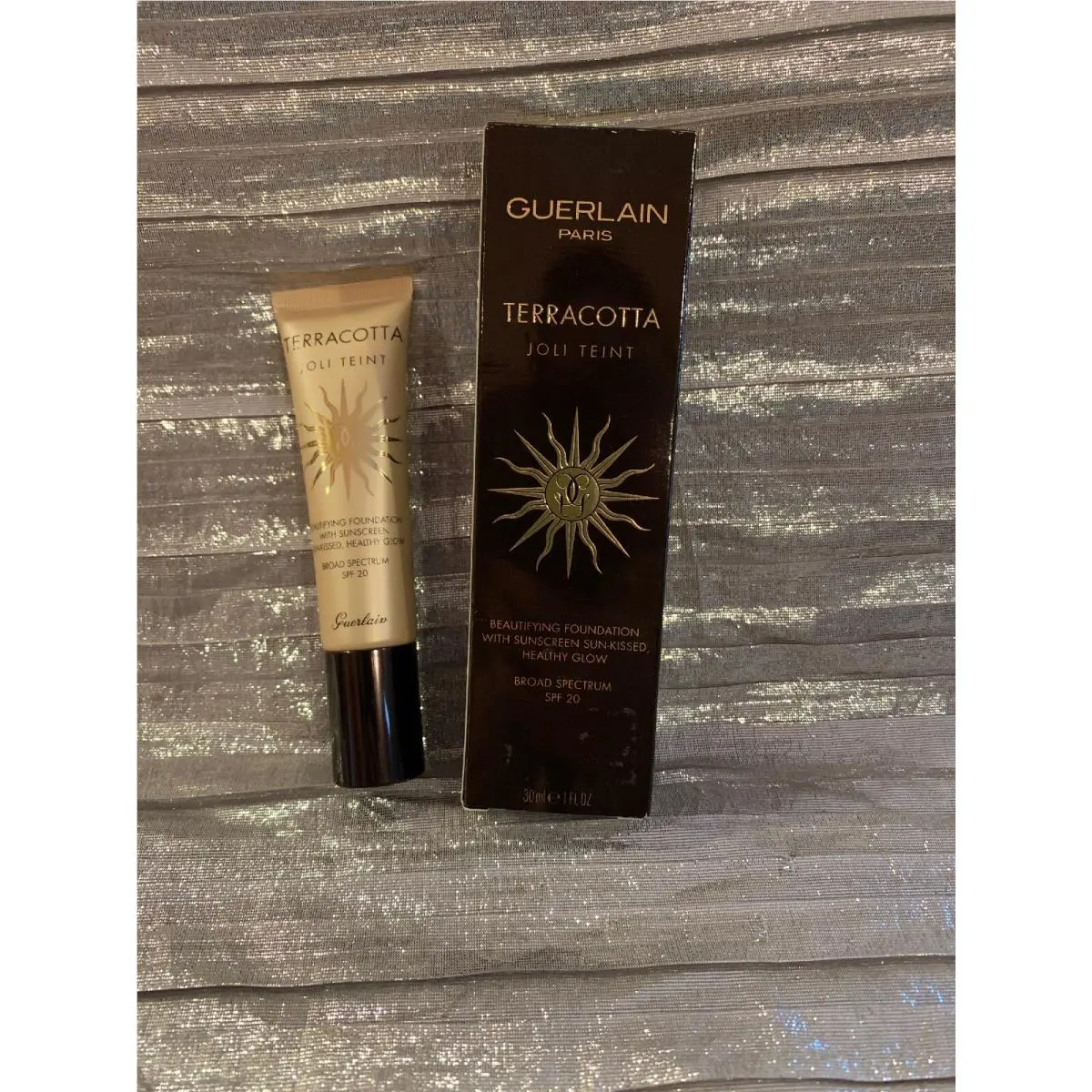 Guerlain- Terracotta- Joli Teint Foundation “ Ebony “new W Box