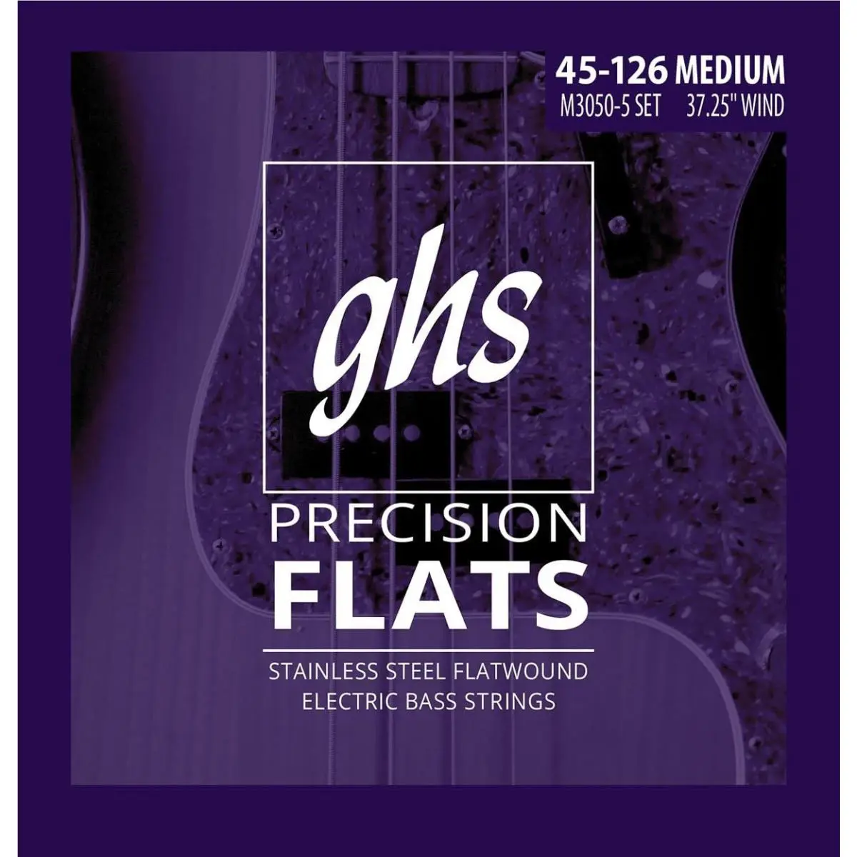 Louis Vuitton Ghs Strings 5-String Bass Precision Flats Stainless Steel Flatwound 37.25