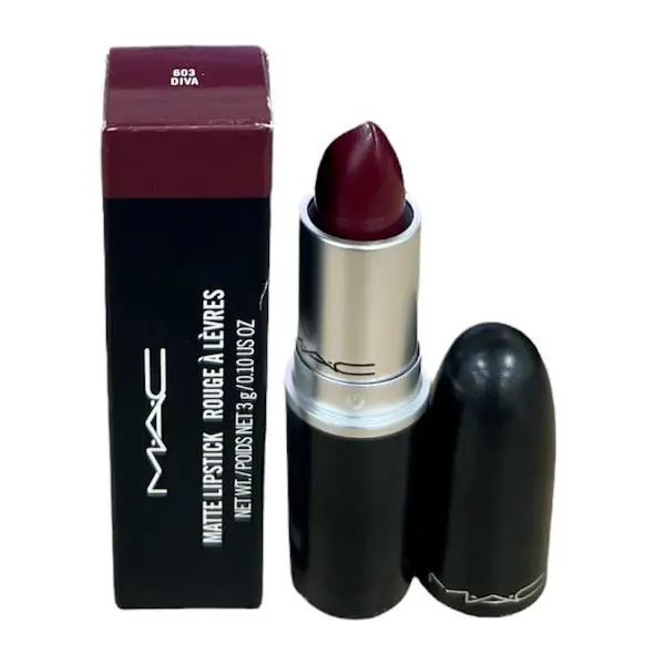 Mac Rouge A Levres Matte Lipstick 3g/0.10Oz You Pick 603 Diva by MAC Cosmetics