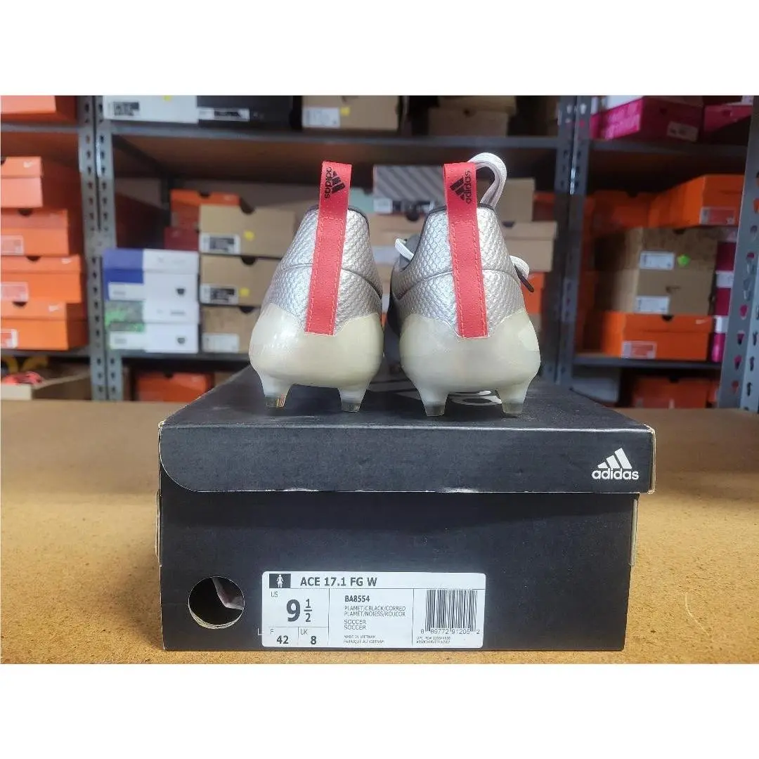 Adidas shoes - Adidas Ace 17.1 FG W - BA8554 - Platinum Metallic Black Red, Women`s: Platinum Metallic Black Red 3