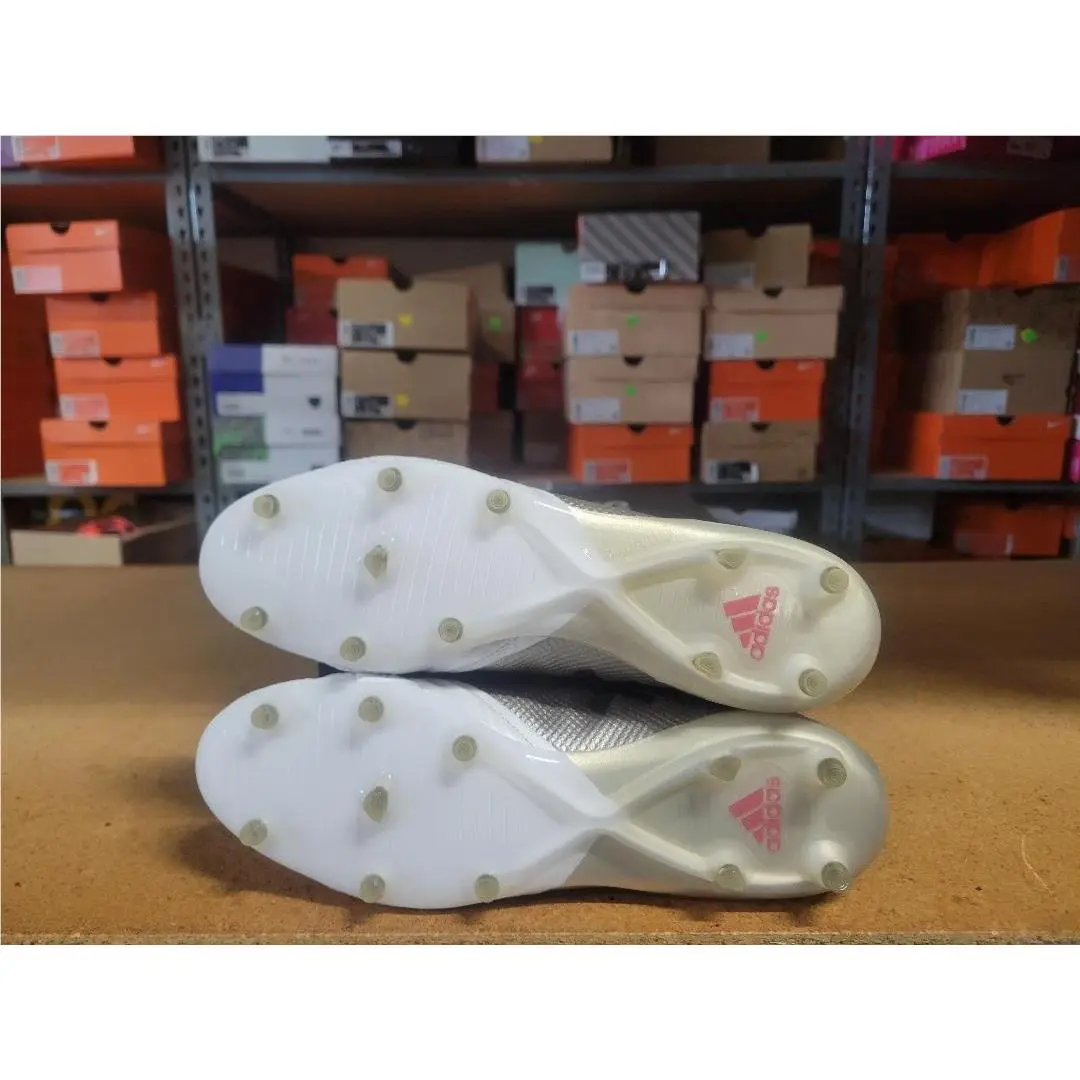 Adidas shoes - Adidas Ace 17.1 FG W - BA8554 - Platinum Metallic Black Red, Women`s: Platinum Metallic Black Red 8