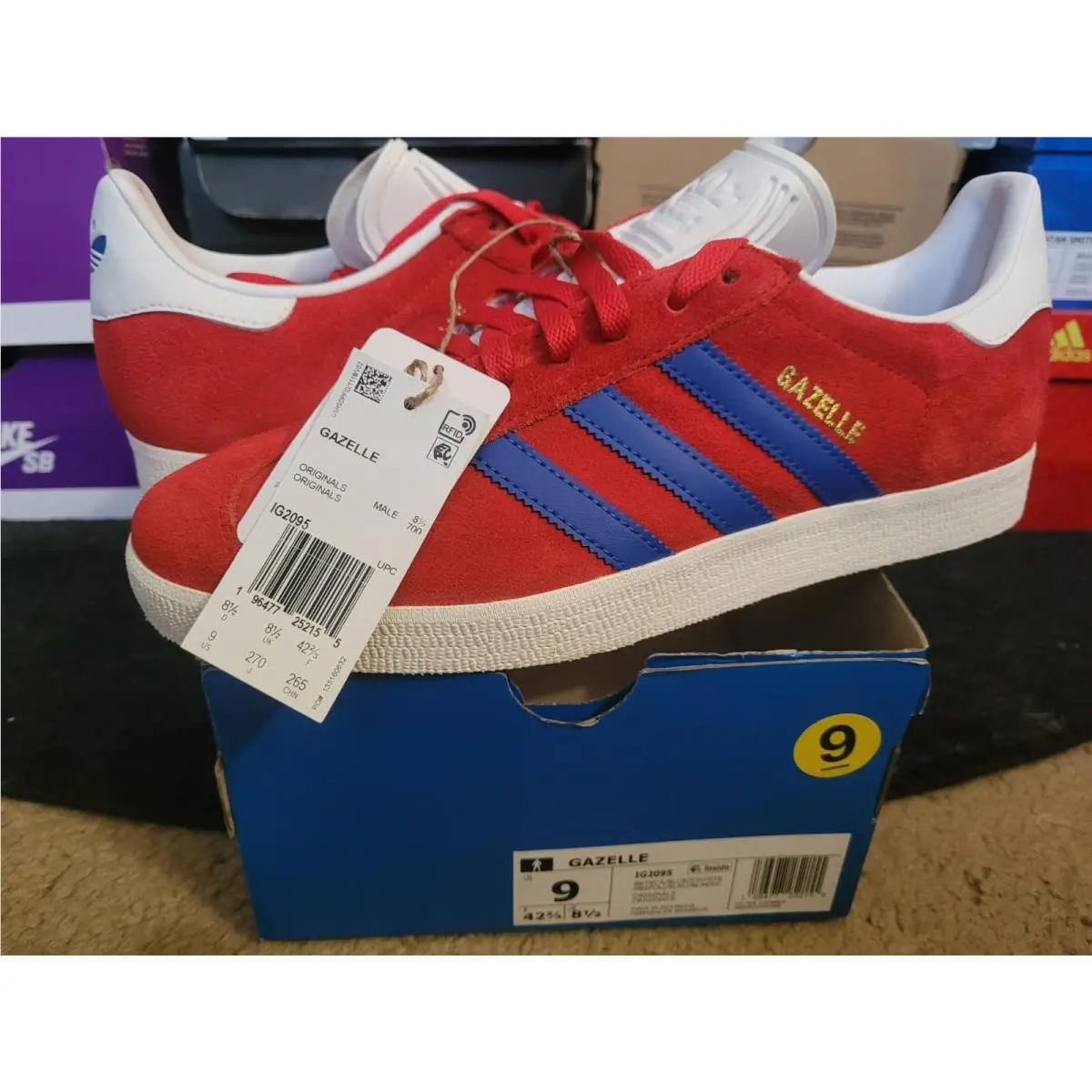 Adidas shoes - adidas Originals Gazelle - Originals Gazelle - IG2095 - Red 6