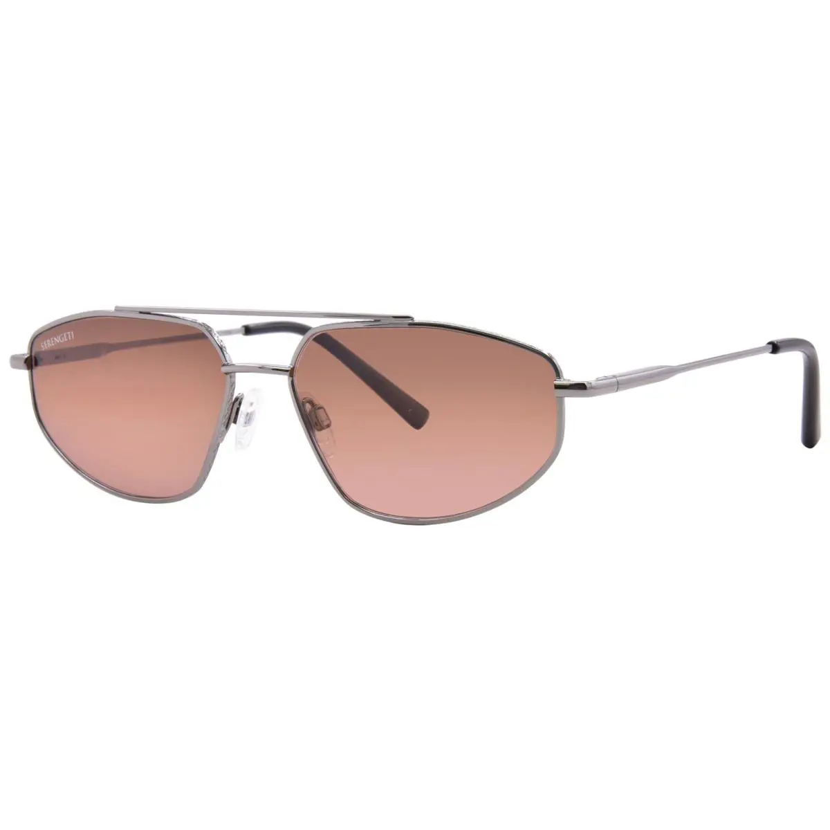 Serengeti Marlon SS539004 Sunglasses Men`s Black/gunmetal/polarized Driver 57mm