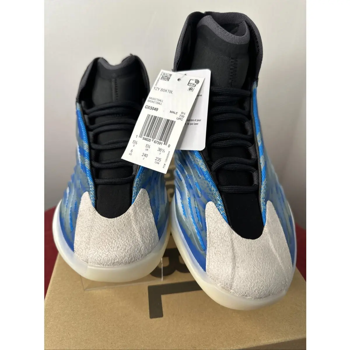 Adidas shoes - adidas Yeezy Basketball - Yeezy Basketball - GX5049 - Blue (UPC: 194820675910) 0