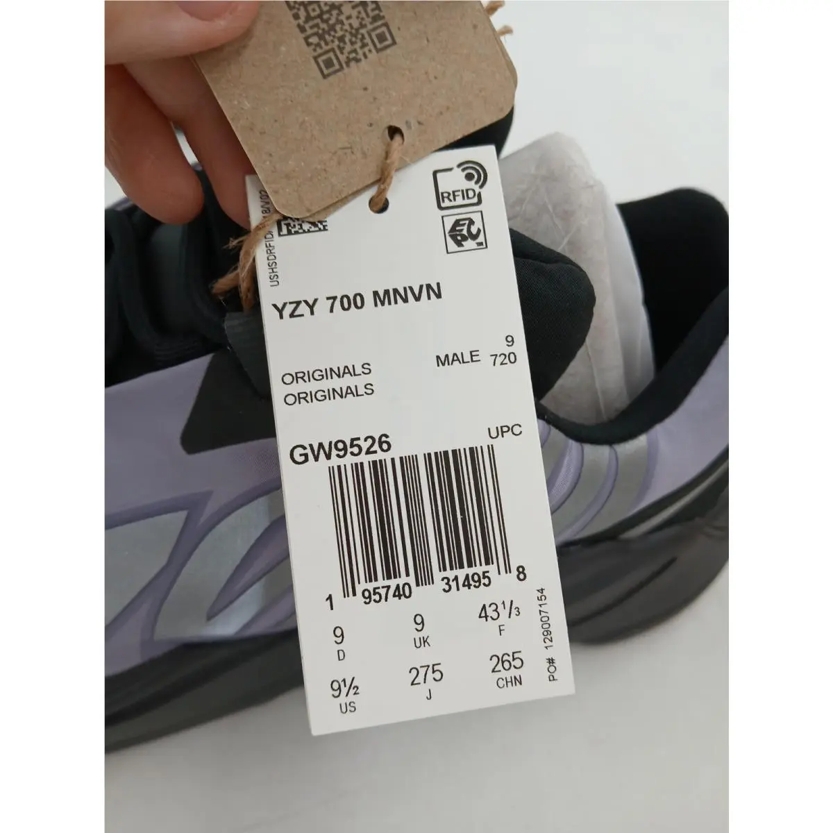 Adidas shoes - adidas YZY 700 MNVN Geode - GW9526 - Gray 2