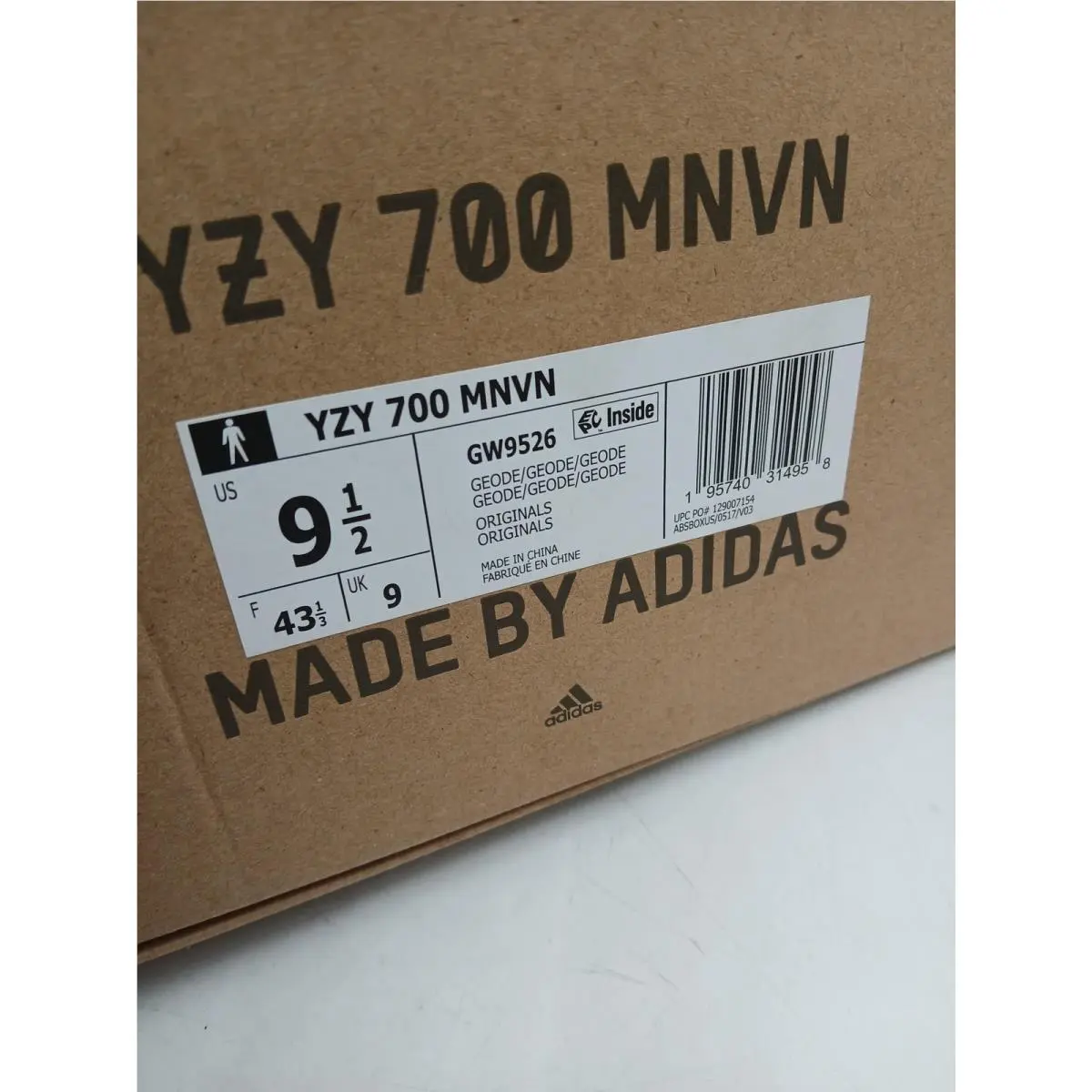 Adidas shoes - adidas YZY 700 MNVN Geode - GW9526 - Gray 0