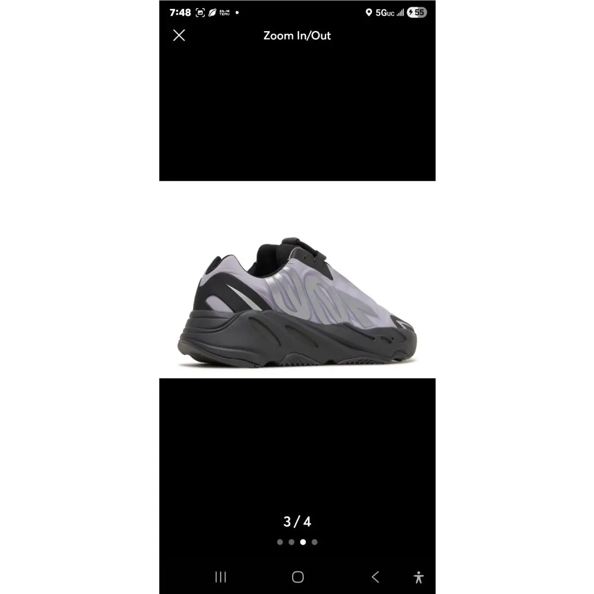 Adidas shoes - adidas YZY 700 MNVN Geode - GW9526 - Gray 1