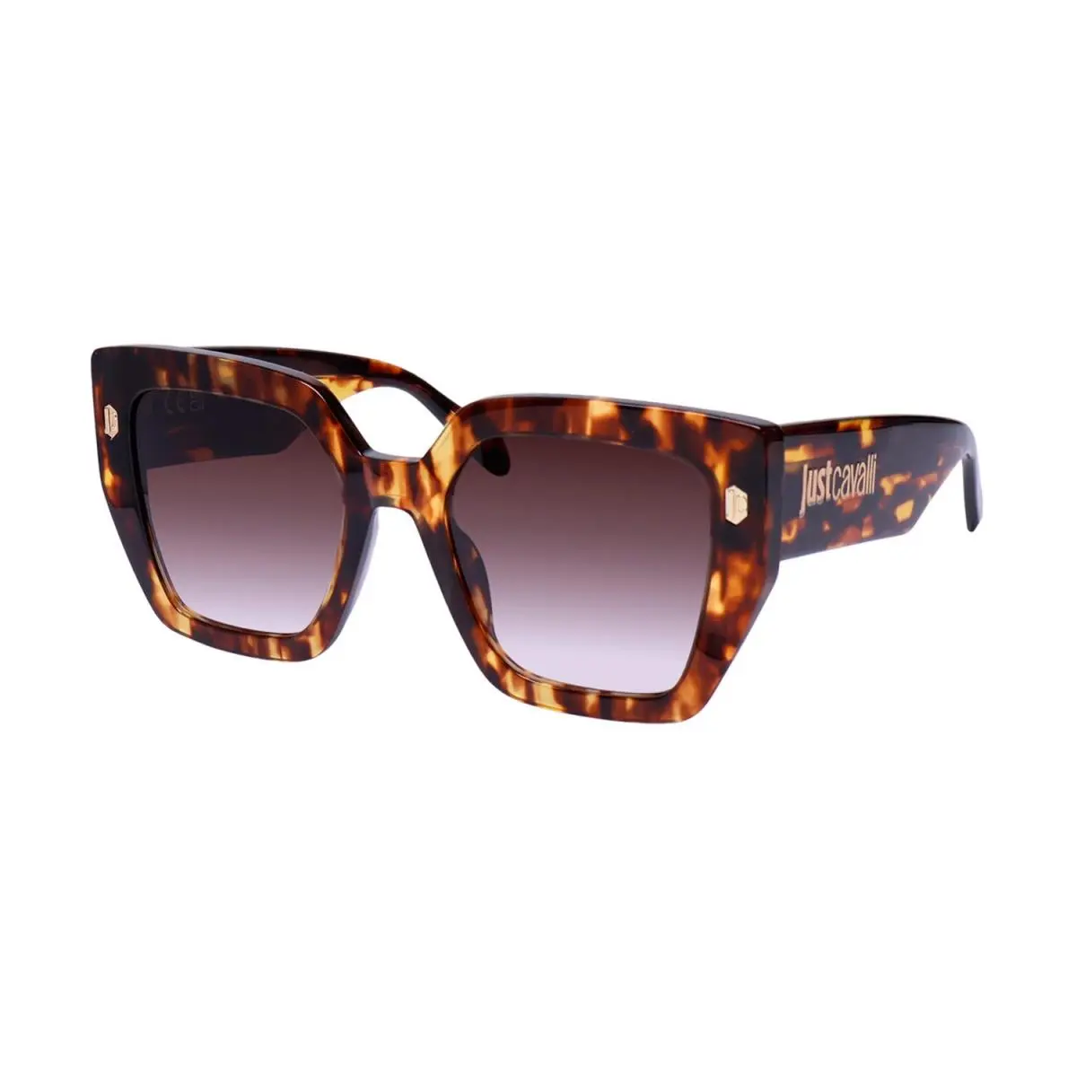 SJC021 Sunglasses Womens 0743 Oversized Full-rim Plastic by Just Cavalli
