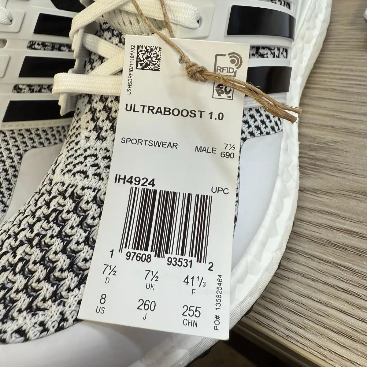 Adidas shoes - adidas UltraBoost 1.0 - UltraBoost - IH4924 - white black 4