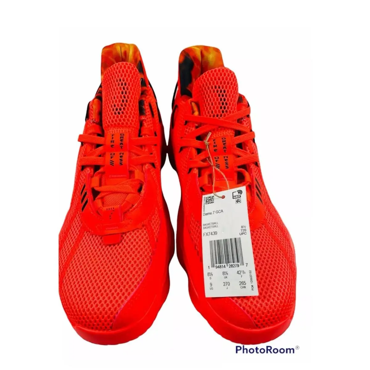 Adidas shoes - adidas Dame 7 - Dame - FX7439 - Red 0