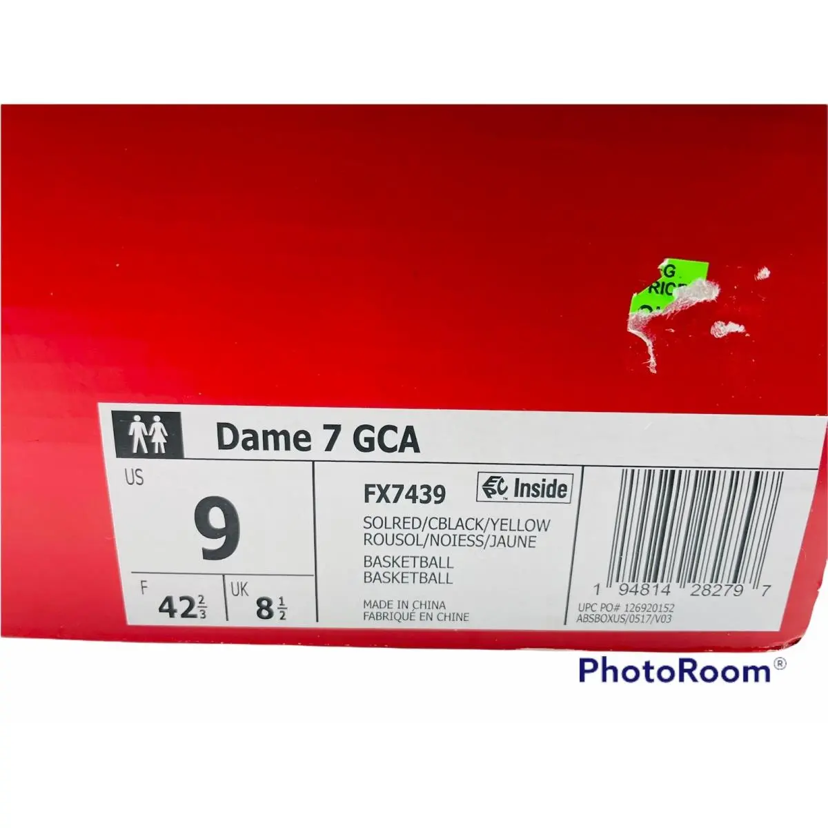 Adidas shoes - adidas Dame 7 - Dame - FX7439 - Red 11