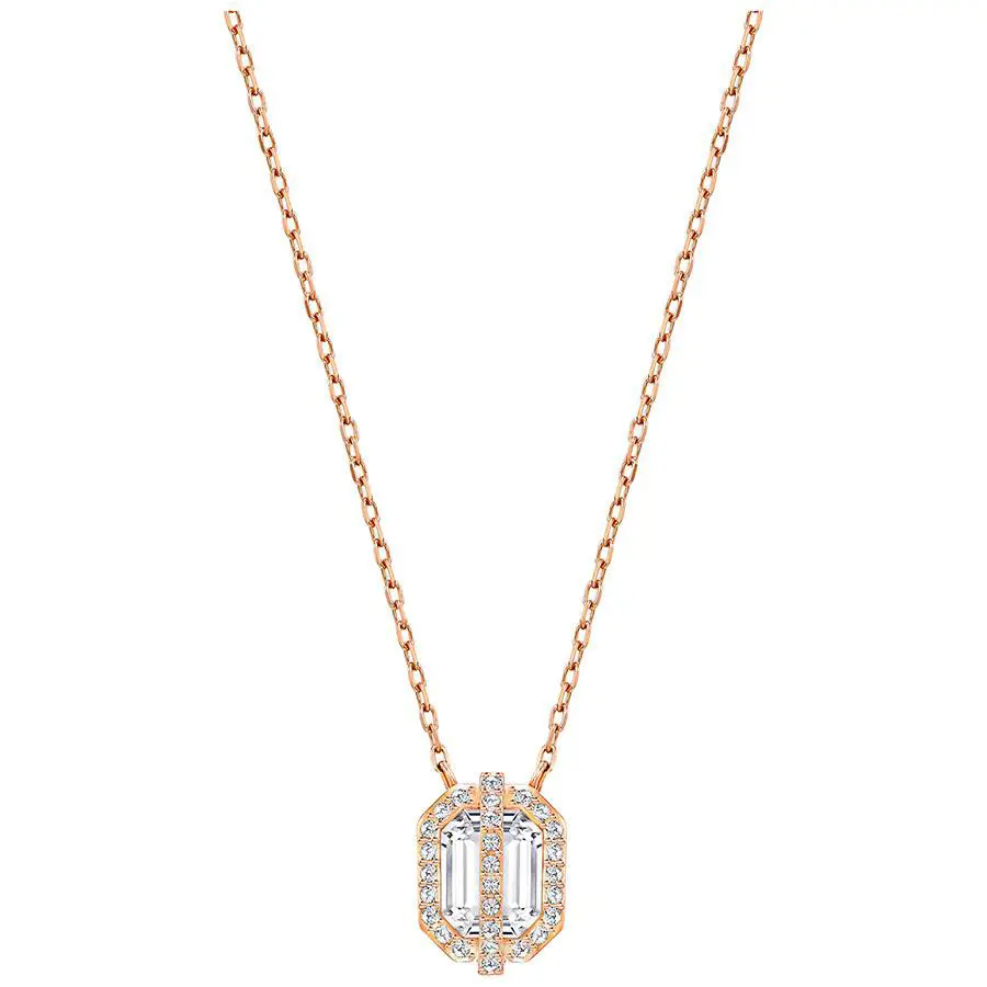 Swarovski Favor Crystal Pendant Rose Gold Necklace 5226274