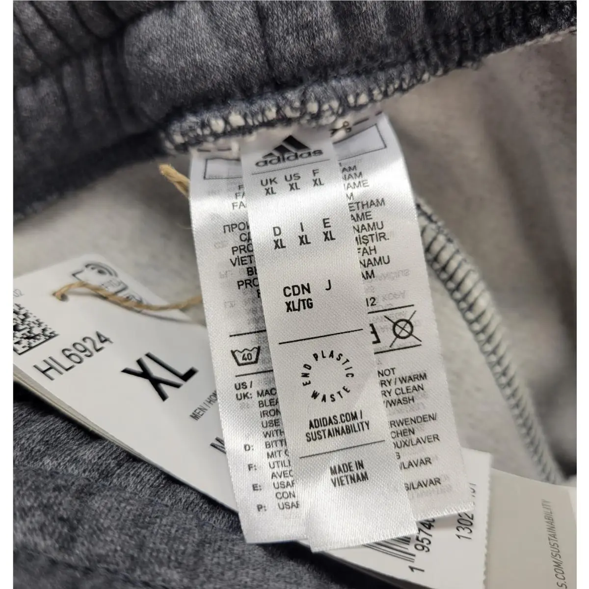 Adidas clothing - Gray Black 17