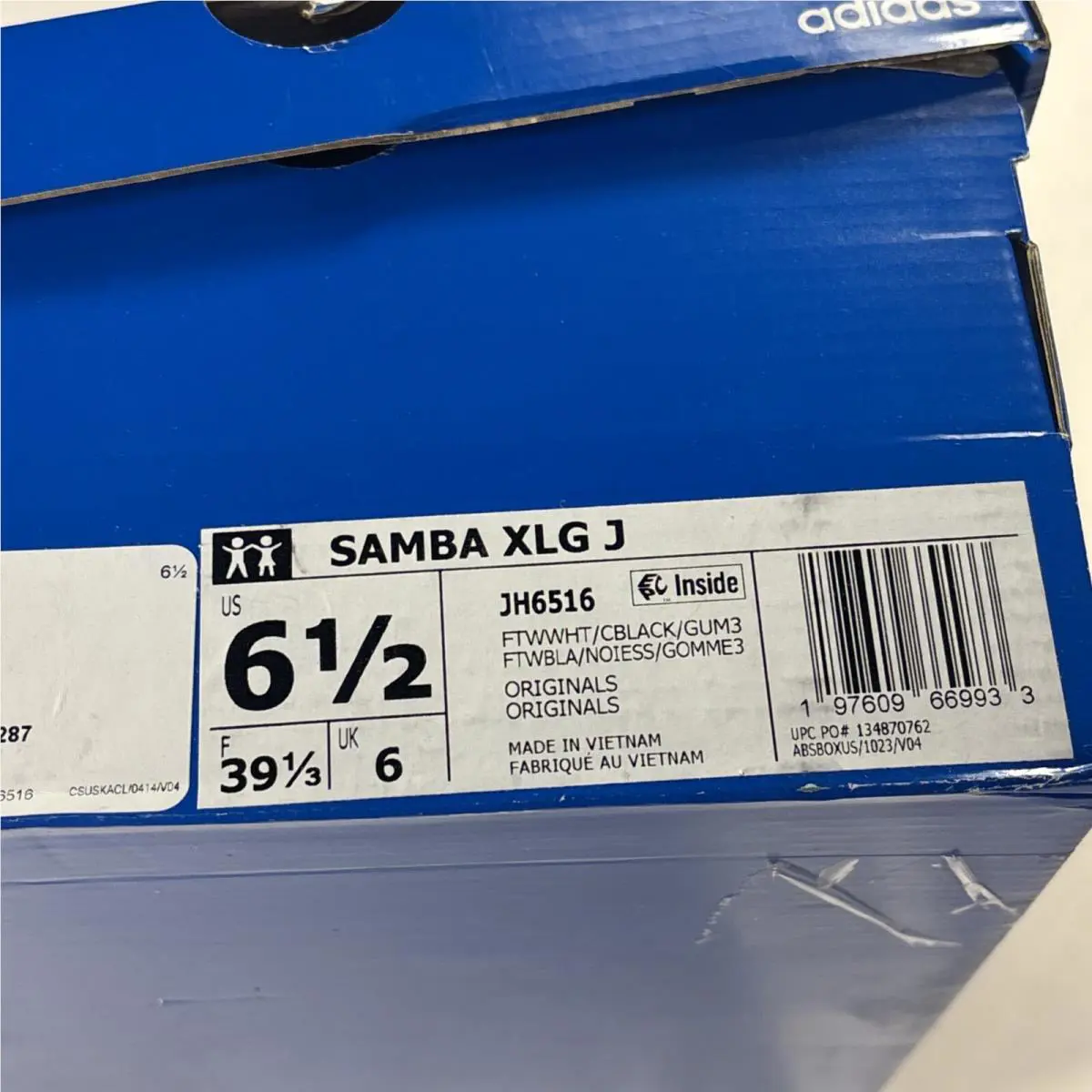 Adidas shoes - IE3677 - IE3677 - Cloud White/Core Black-Gum (UPC: 196474581296) 5