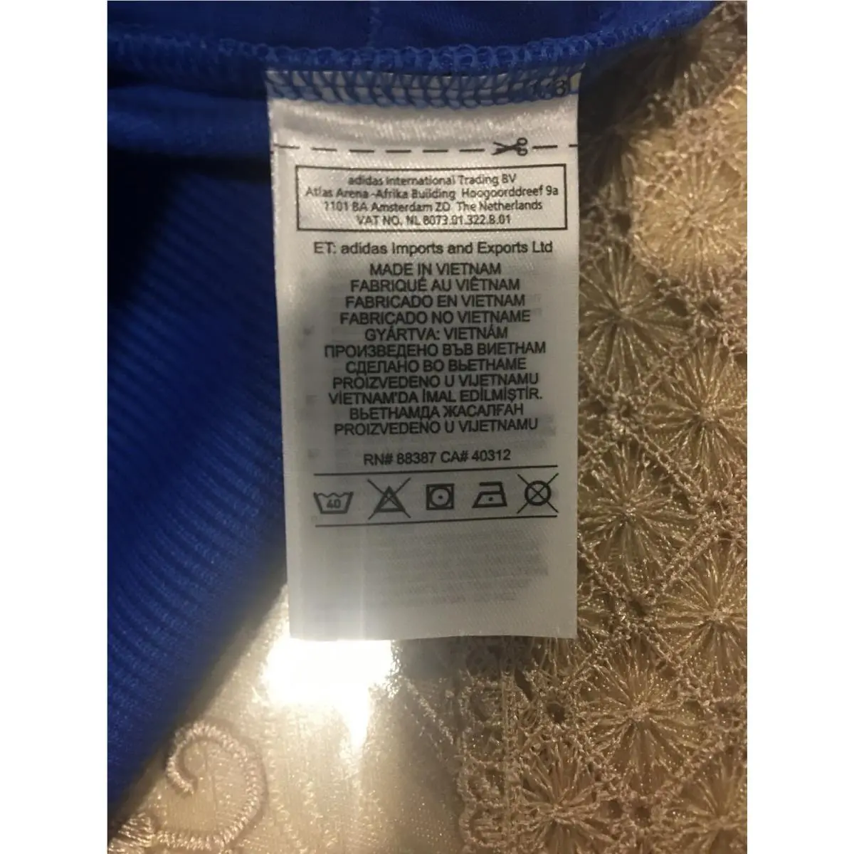 Adidas clothing - Adidas Originals - Originals - Blue / White (UPC: 191021952116) 7