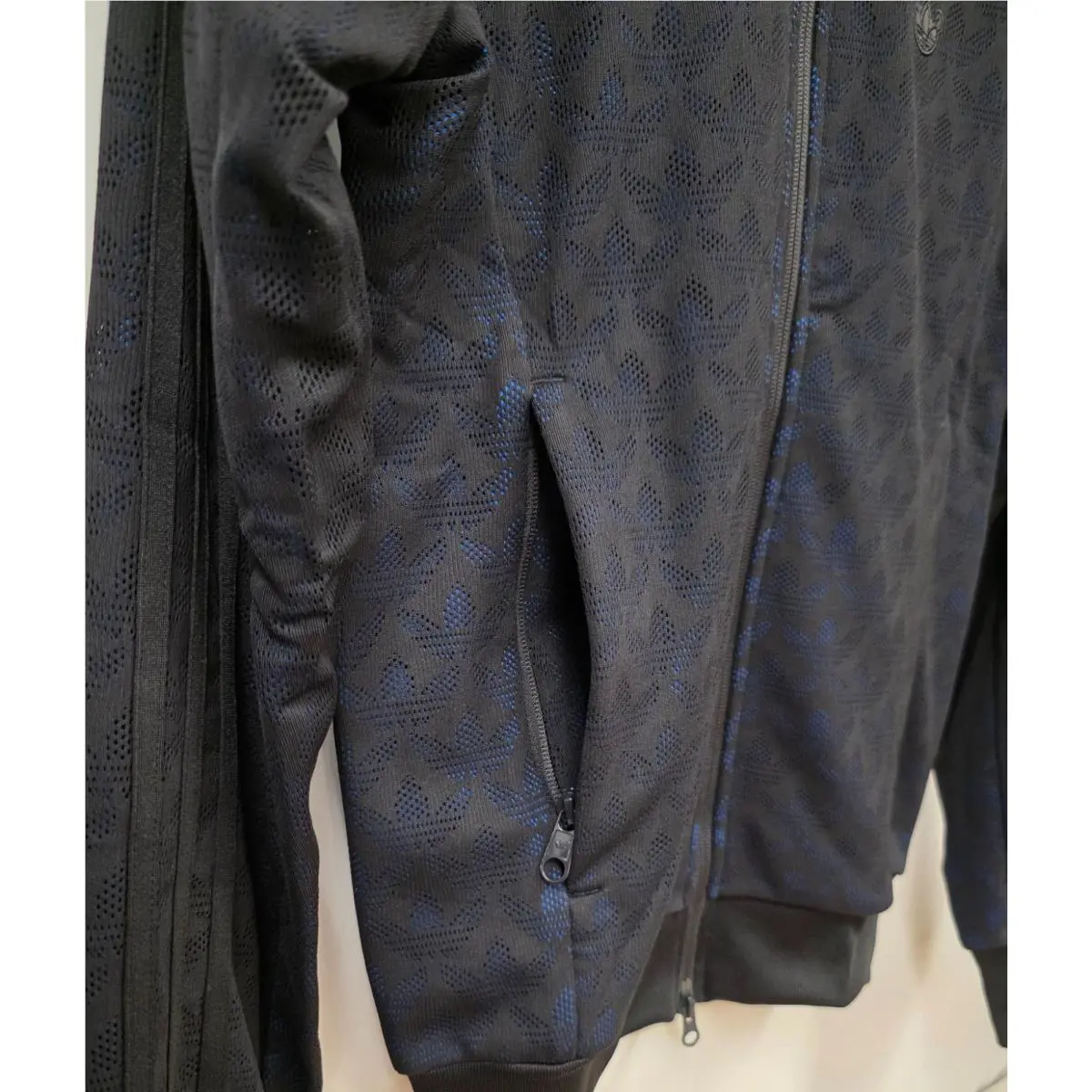 Adidas clothing - adidas SST Monogram Full-zip Track Top - IJ7413 - Black 2
