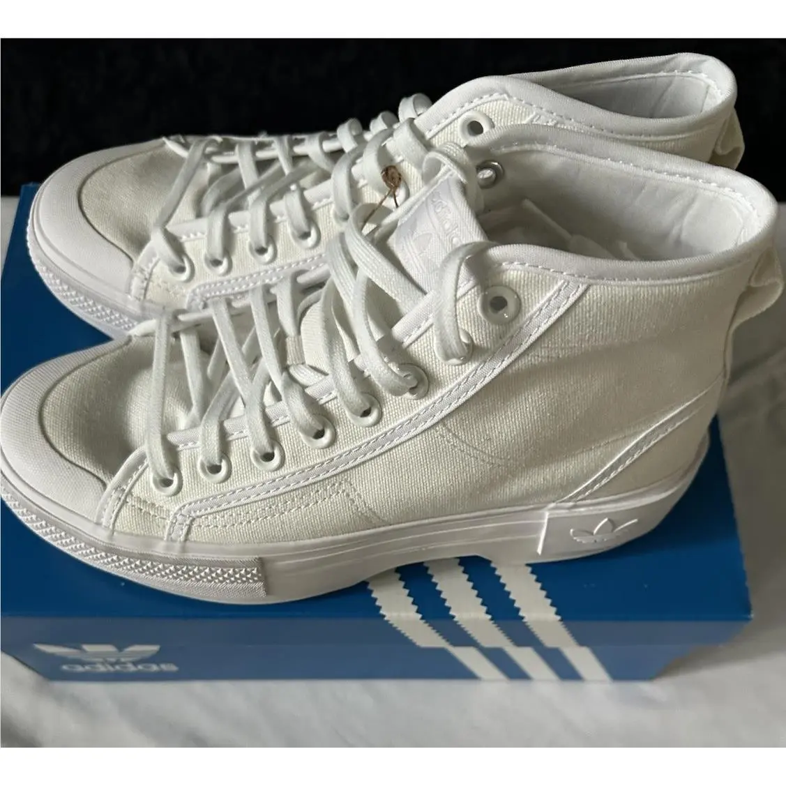 Adidas shoes - adidas Originals Nizza - Originals Nizza - GZ8858 - Cloud White/Gum/Grey One (UPC: 0191985315828) 3