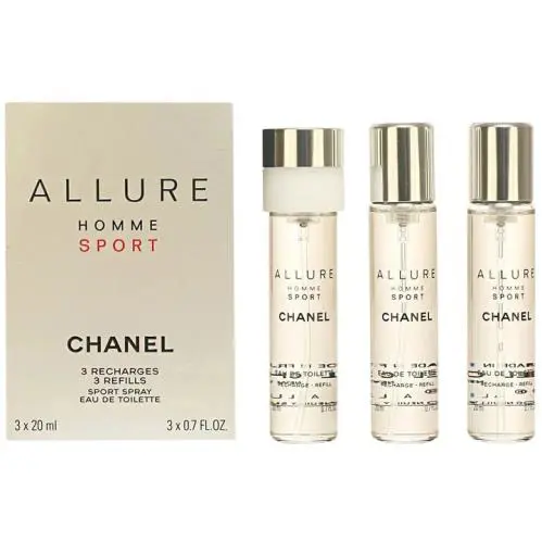 Chanel Allure Homme Sport Edt Spray 3 x 0.7oz 3 x 20ml