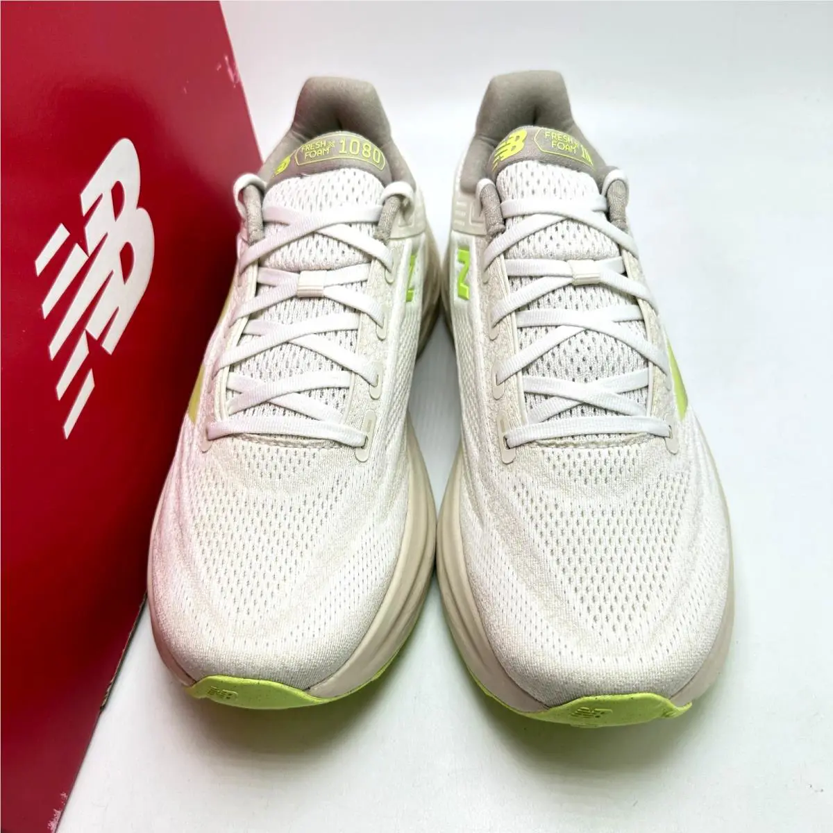New Balance shoes - New Balance 1080 - M1080LUM - Moonrock/Bleached Lime Glo/Sea Salt 6