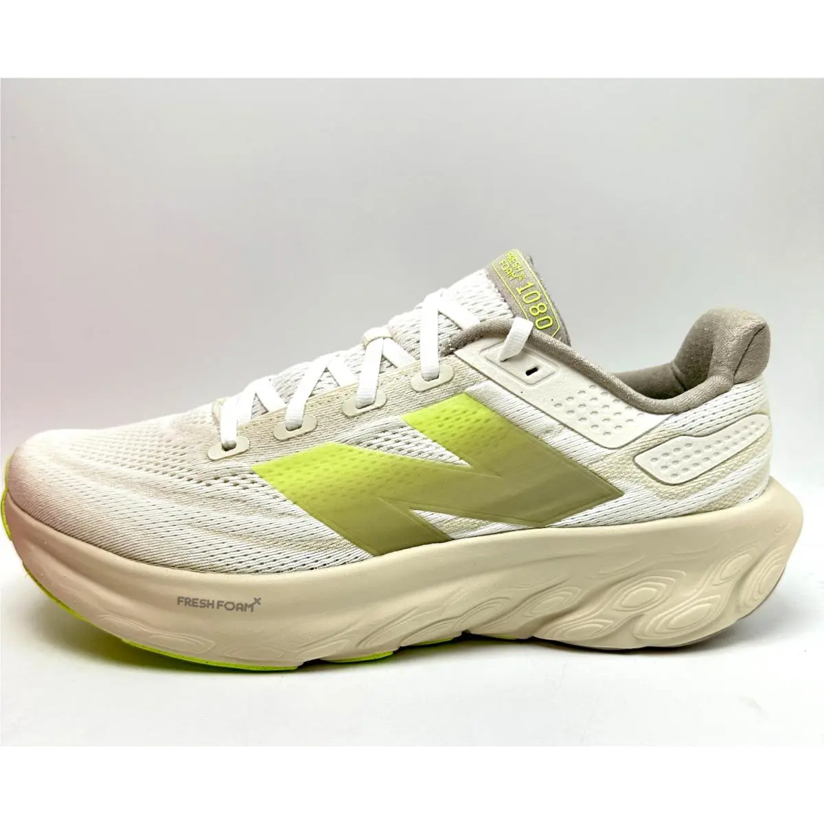 New Balance shoes - New Balance 1080 - M1080LUM - Moonrock/Bleached Lime Glo/Sea Salt 7