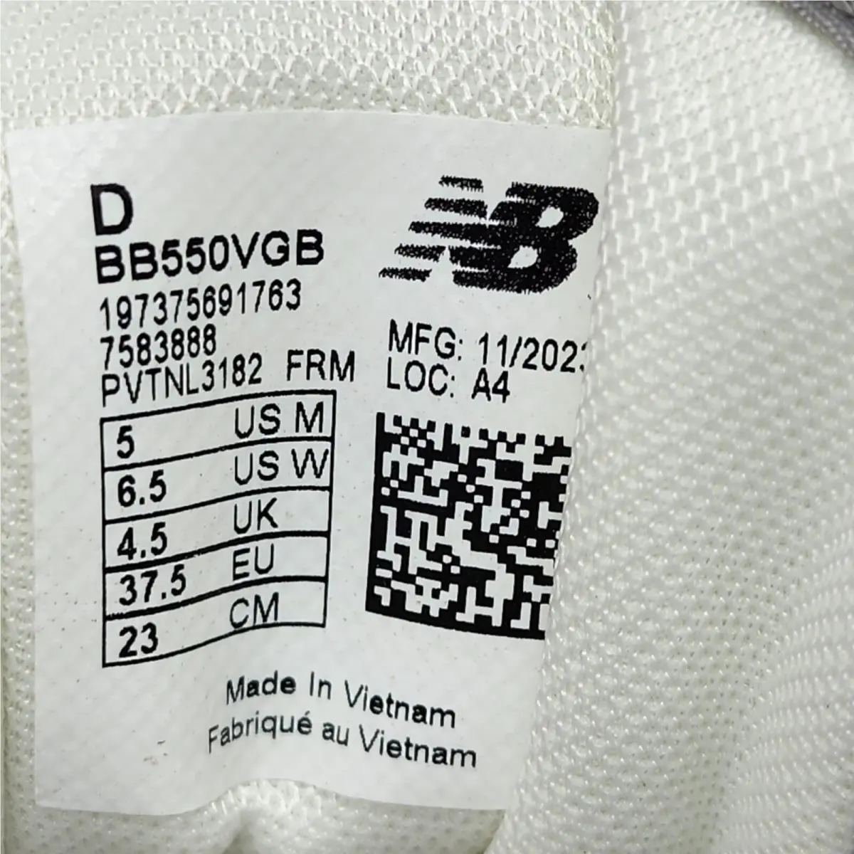 New Balance shoes - New Balance 550 - BB550VGB - White 4