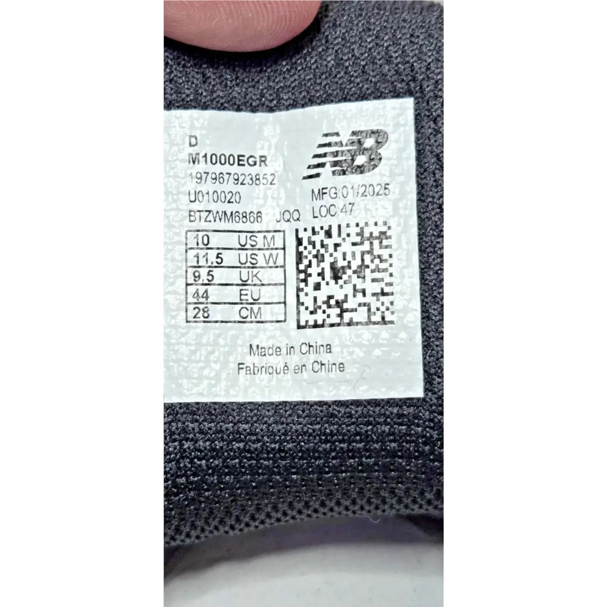 New Balance shoes - New Balance 1000 - M1000EGR - Silver 6