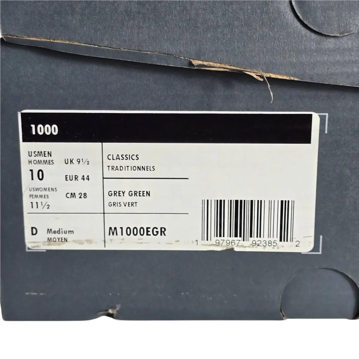 New Balance shoes - New Balance 1000 - M1000EGR - Silver 10