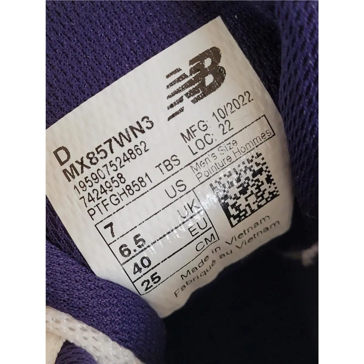 New Balance shoes - New Balance 857 - White/Blue/Grey 6