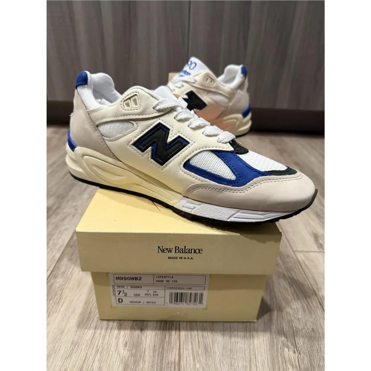 New Balance shoes - New Balance 990 v2 - M990WB2 - White 1