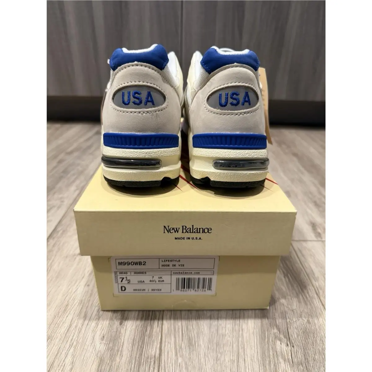 New Balance shoes - New Balance 990 v2 - M990WB2 - White 5