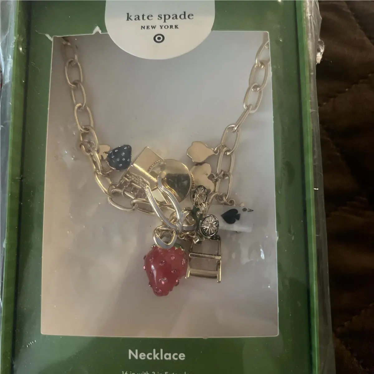 Kate Spade New York x Target Mixed Novelty Chunky Charm Necklace